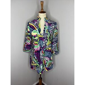 JUDE CONNALLY Chris Stretch Tunic‎ Top Size Small S